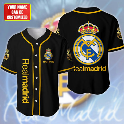 Personalized Real Madrid - Baseball Jersey Shirt 3D S121106