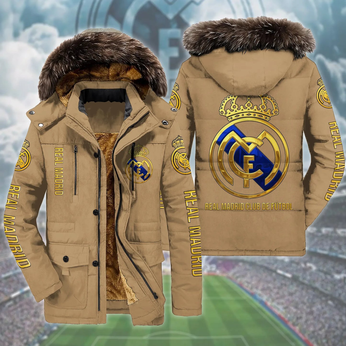 Real Madrid Parka Winter Jacket S121107