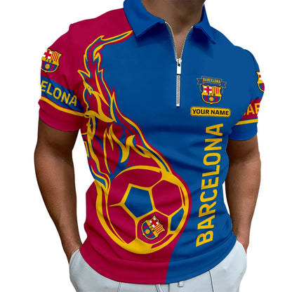 Personalized Barça 3D Full Printing Set , Barça Shirt ,Barça Shirt , Hoodie , Short ,Polo ,hawaii , ... Q121103