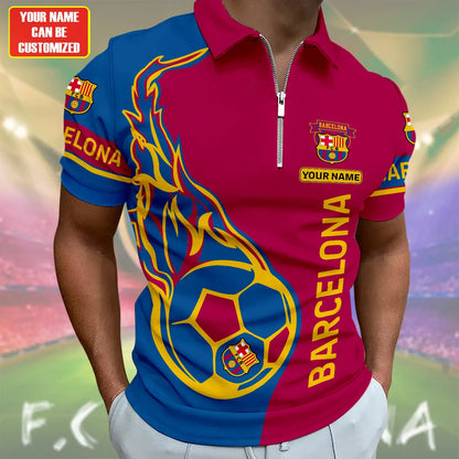 Personalized Barça 3D Full Printing Set , Barça Shirt ,Barça Shirt , Hoodie , Short ,Polo ,hawaii , ... Q121103