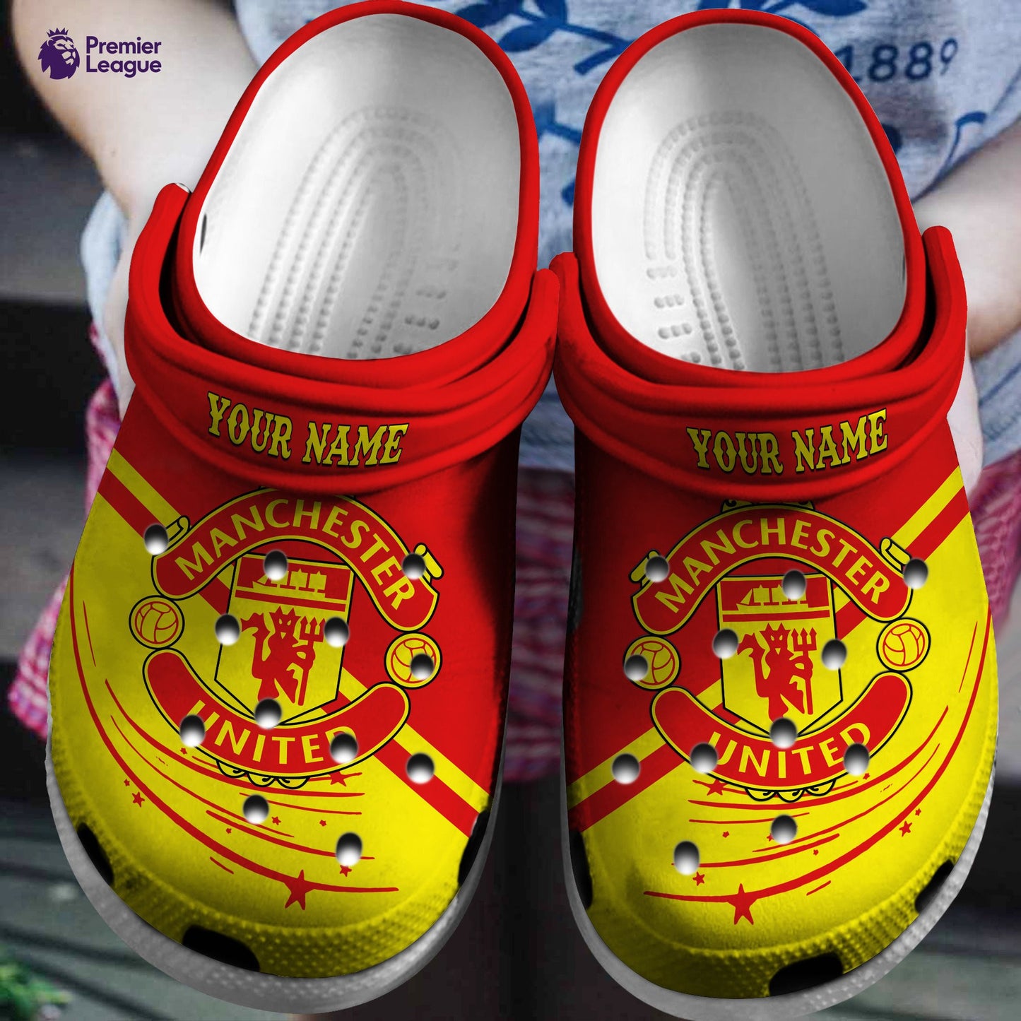 Personalized Manchester United 3D Clog
