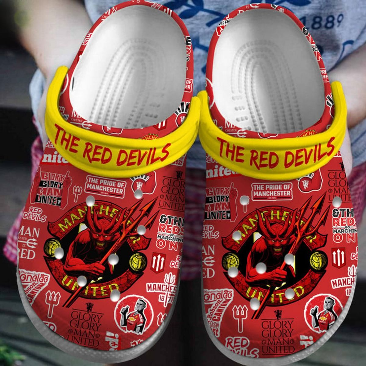 Manchester United The Red Devils 3D Clog