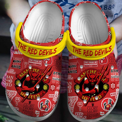 Manchester United The Red Devils 3D Clog