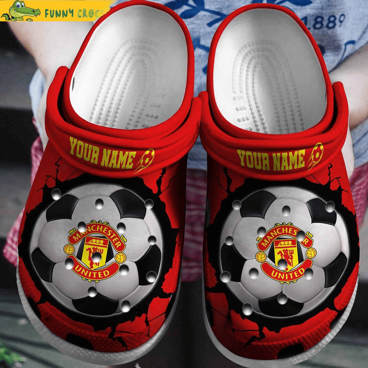 Personalized Manchester United V2 3D Clog