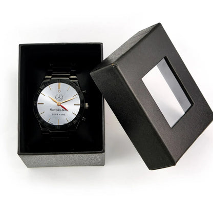 Personalized Merc Luxury Dial Steel Watch P121102