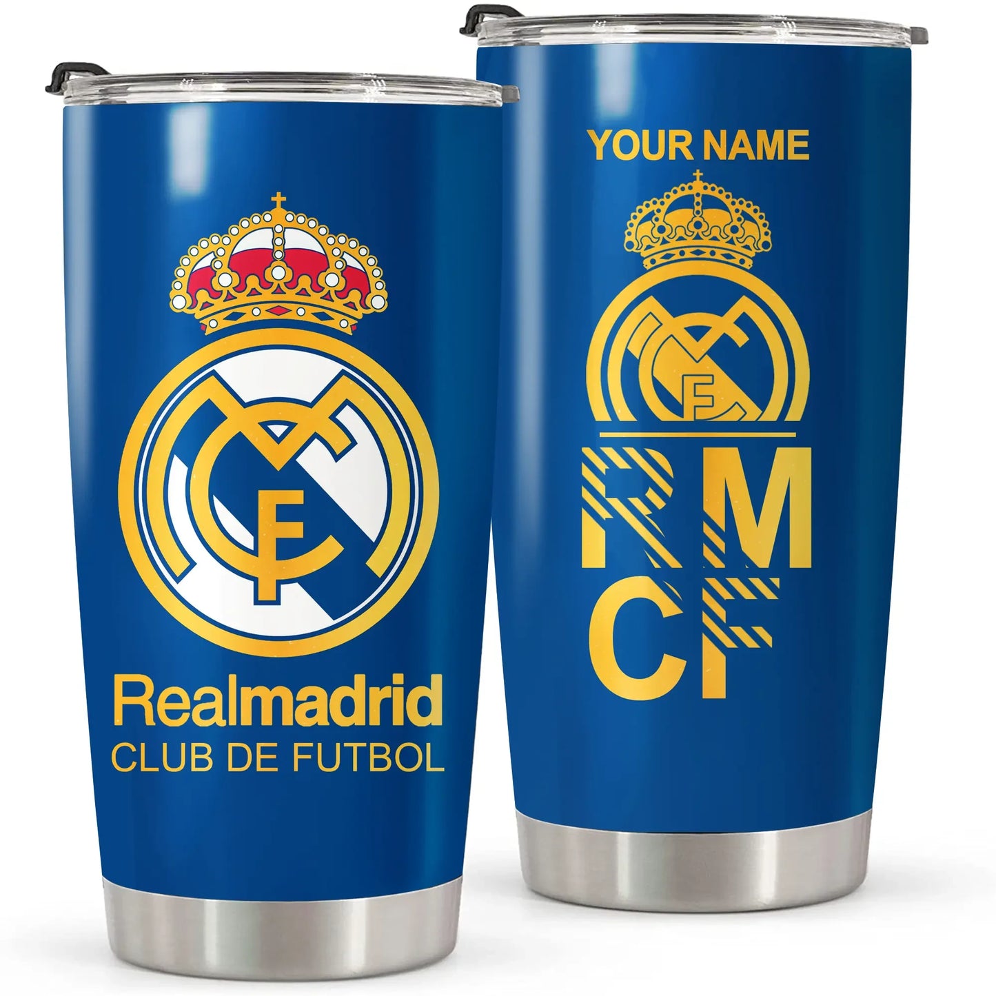 Personalized Real Mardrid Stainless Tumbler 20oz 30oz Cup QB071109