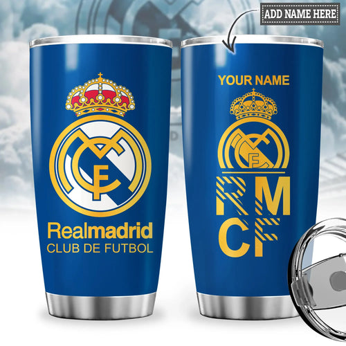 Personalized Real Mardrid Stainless Tumbler 20oz 30oz Cup QB071109