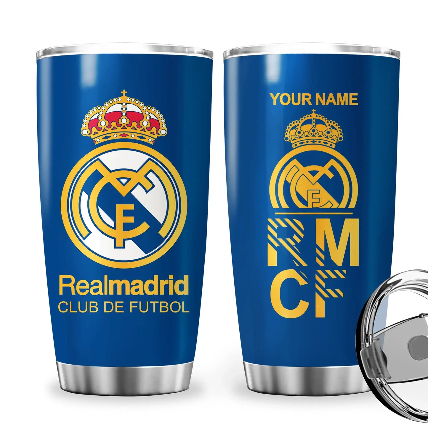 Personalized Real Mardrid Stainless Tumbler 20oz 30oz Cup QB071109