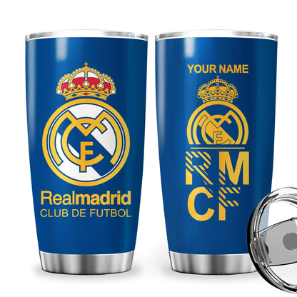 Personalized Real Mardrid Stainless Tumbler 20oz 30oz Cup QB071109