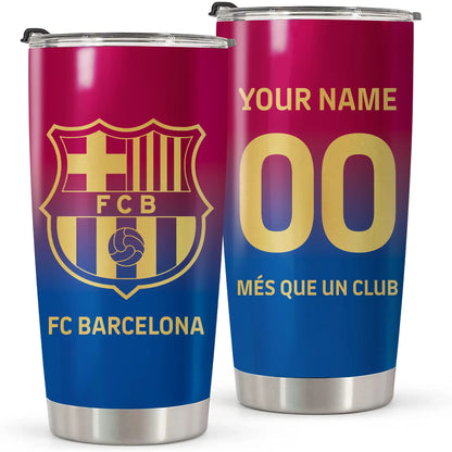 Personalized Barcelona Stainless Tumbler 20oz 30oz Cup QB051107