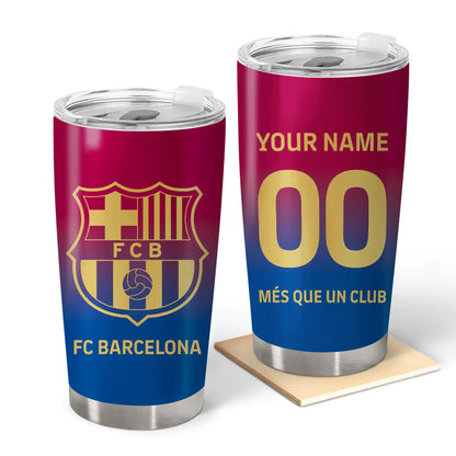 Personalized Barcelona Stainless Tumbler 20oz 30oz Cup QB051107
