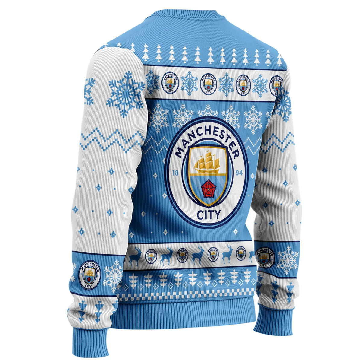 Manchester City Ugly Christmas Sweater , Unisex Wool Sweater P051103