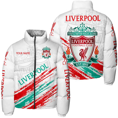Liverpool Puffer Thermal Stand Collar Jacket Q141103