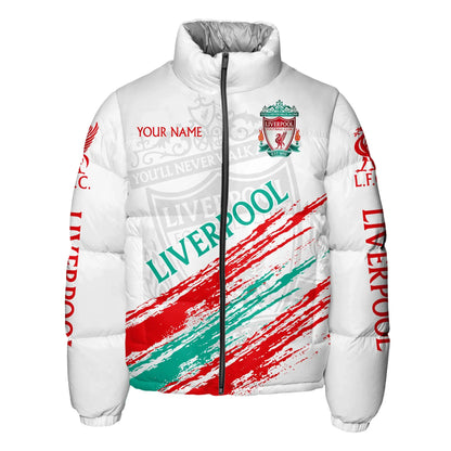 Liverpool Puffer Thermal Stand Collar Jacket Q141103