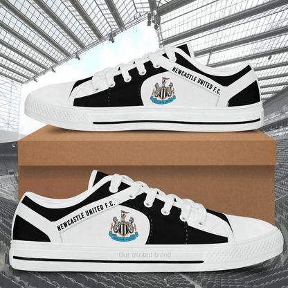 Newcastle United Low Top Custom Canvas Shoes