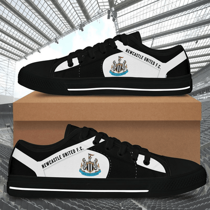 Newcastle United Low Top Custom Canvas Shoes