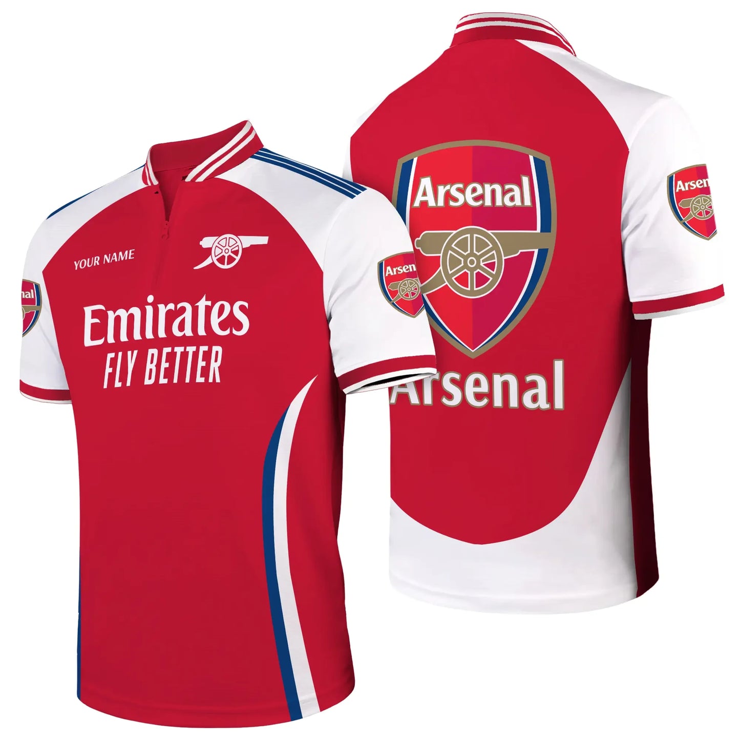 Personalized Arsenal Outfits 3D Full Printing Set , Arsenal Shirt , Zipper Polo, Hoodie , Short , Polo ,hawaii Q121108
