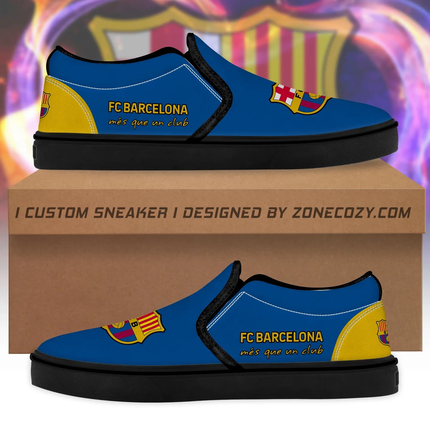 Barcelona 3D Slip On Sneaker S151101