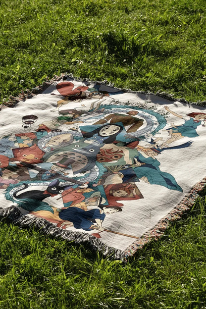 GB Manga Blanket | Anime Merch | Suitable As Snuggle Blanket Or Woven Wall Hanging