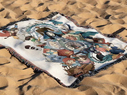 GB Manga Blanket | Anime Merch | Suitable As Snuggle Blanket Or Woven Wall Hanging