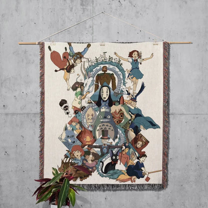 GB Manga Blanket | Anime Merch | Suitable As Snuggle Blanket Or Woven Wall Hanging