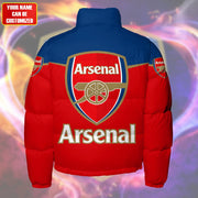 Arsenal Puffer Thermal Stand Collar 3D Jacket QB251008