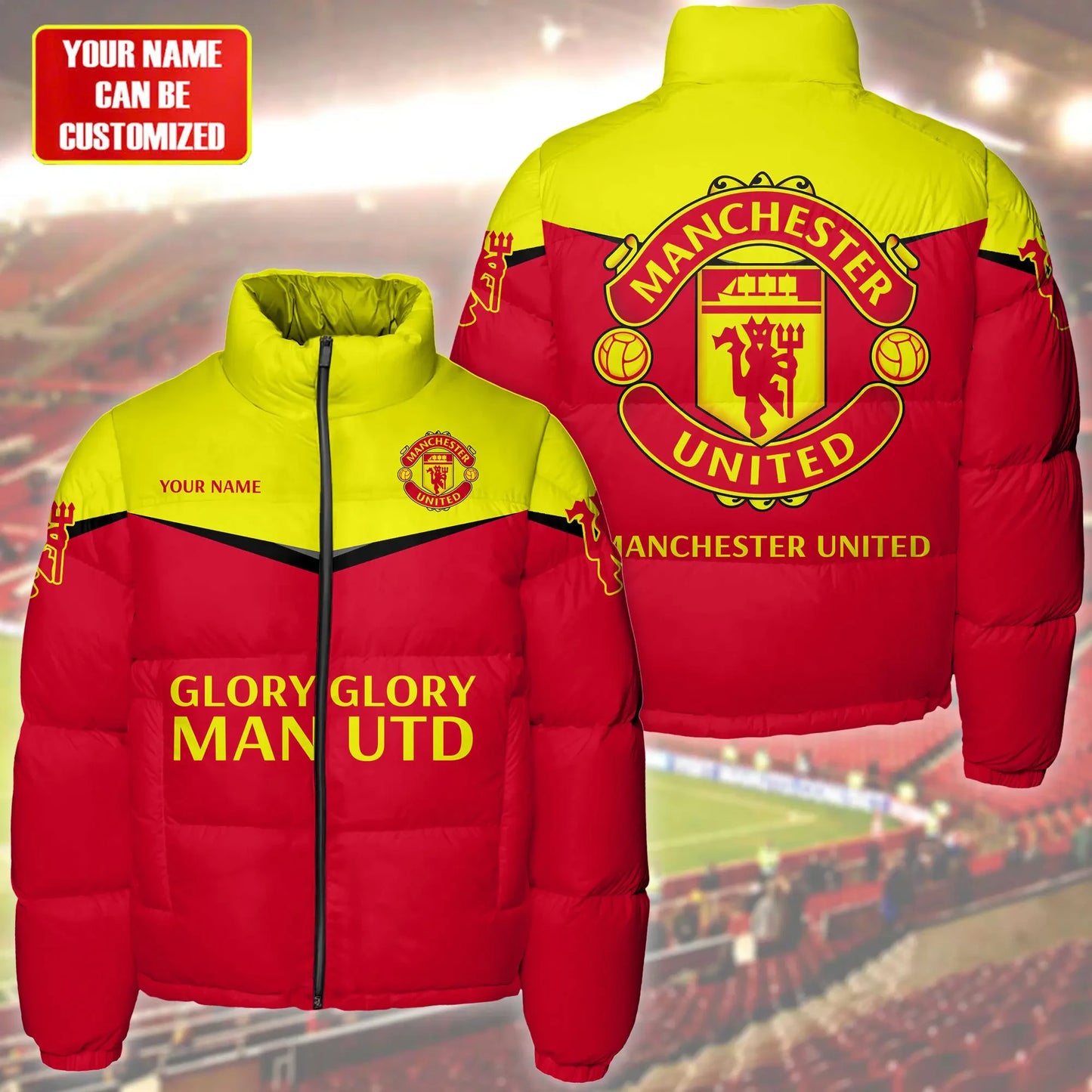 Manchester United Puffer Thermal Stand Collar Jacket Q201101