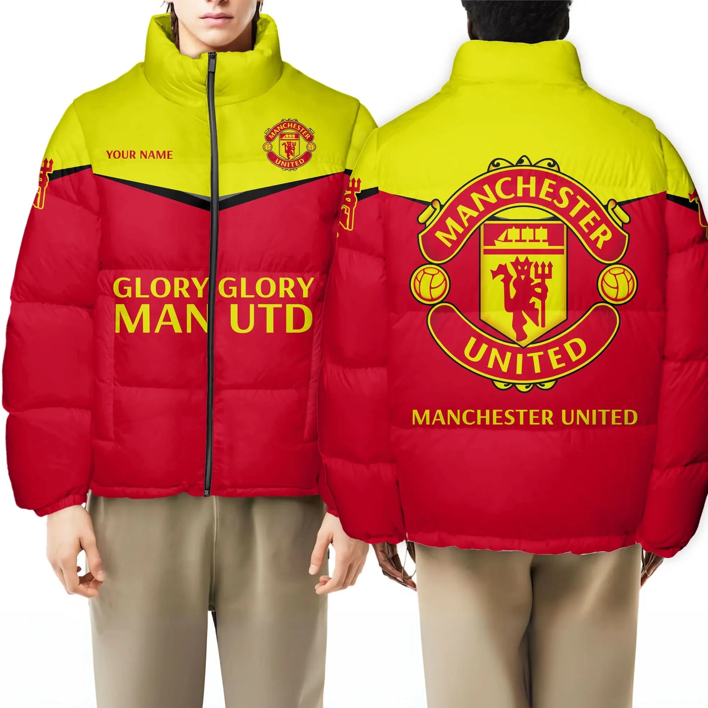 Manchester United Puffer Thermal Stand Collar Jacket Q201101