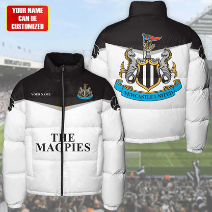 Newcastle United Puffer Thermal Stand Collar Jacket Q201102