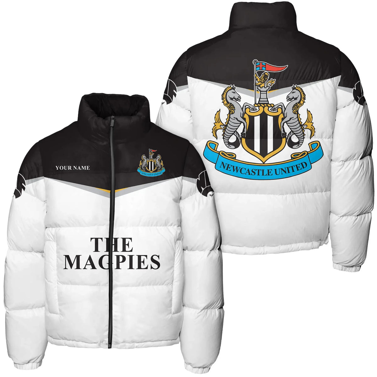 Newcastle United Puffer Thermal Stand Collar Jacket Q201102