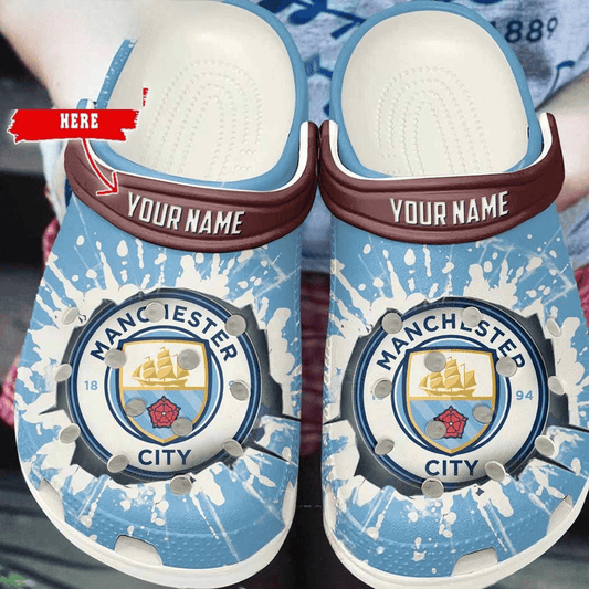 Personalized Manchester City V6 3D Clog