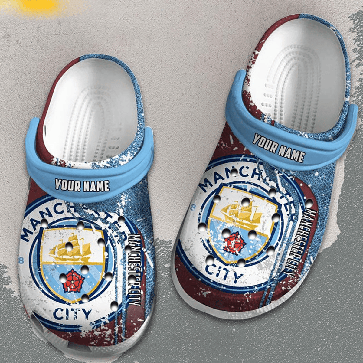 Personalized Manchester City V7 3D Clog