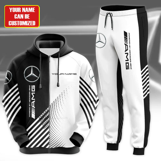 Personalized Merc AMG 3D All over Printed Hoodie and Sweatpants set S191101