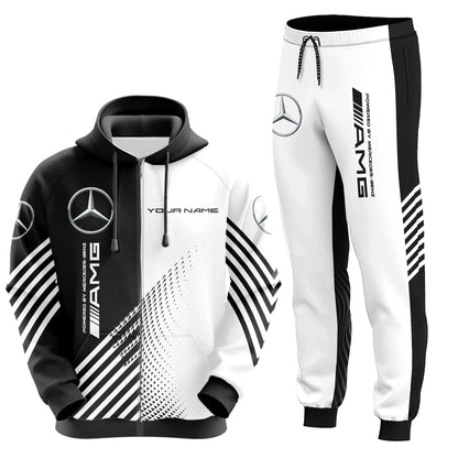 Personalized Merc AMG 3D All over Printed Hoodie and Sweatpants set S191101