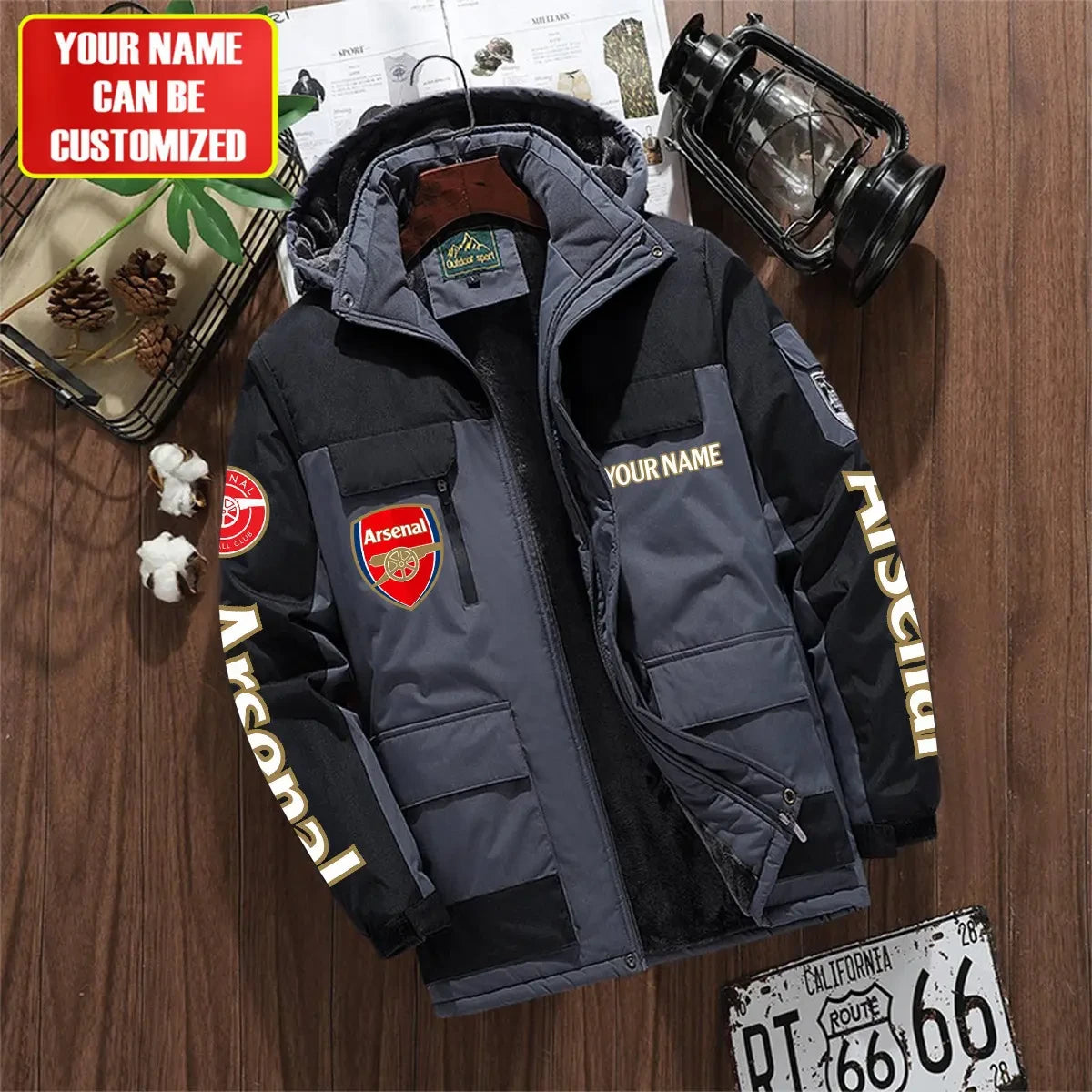 Personalized Arsenal Parka Winter Jacket V2