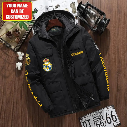 Personalized Real Madrid Parka Winter Jacket V2 S191107