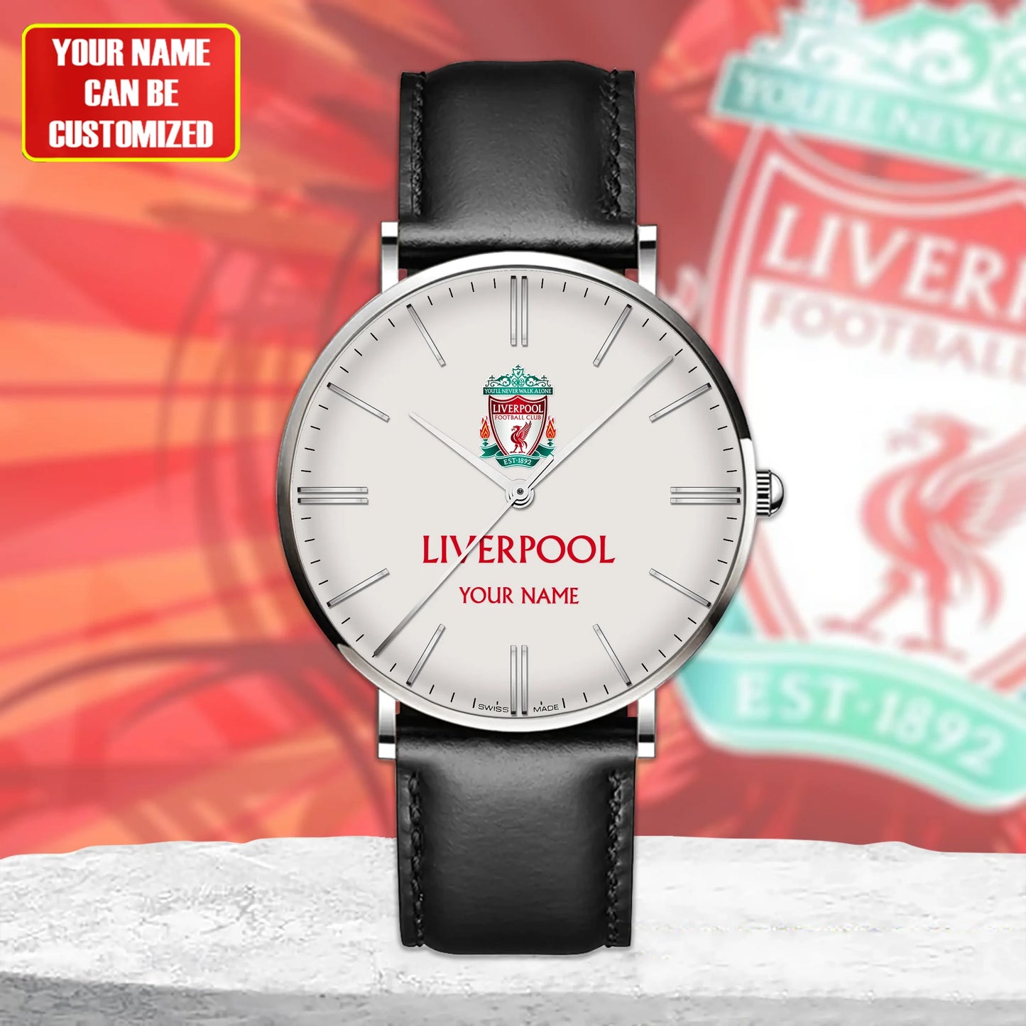 Personalized LFC Quartz Leather Watch