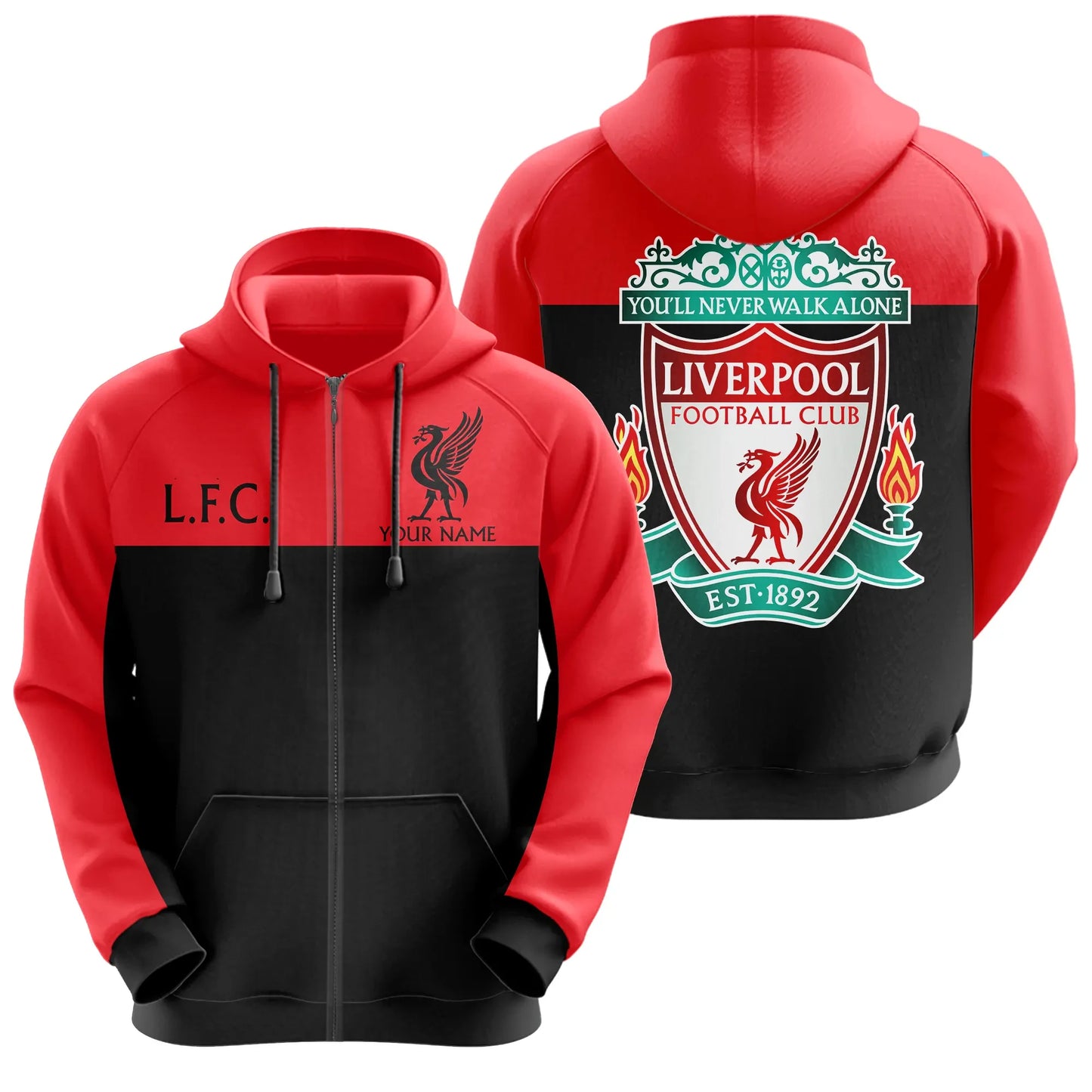 Personalized Liverpool 3D All over Printed Hoodie and Sweatpants set S201102