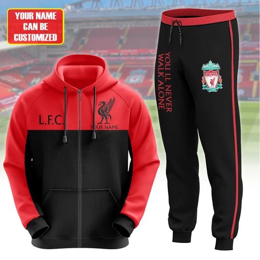 Personalized Liverpool 3D All over Printed Hoodie and Sweatpants set S201102