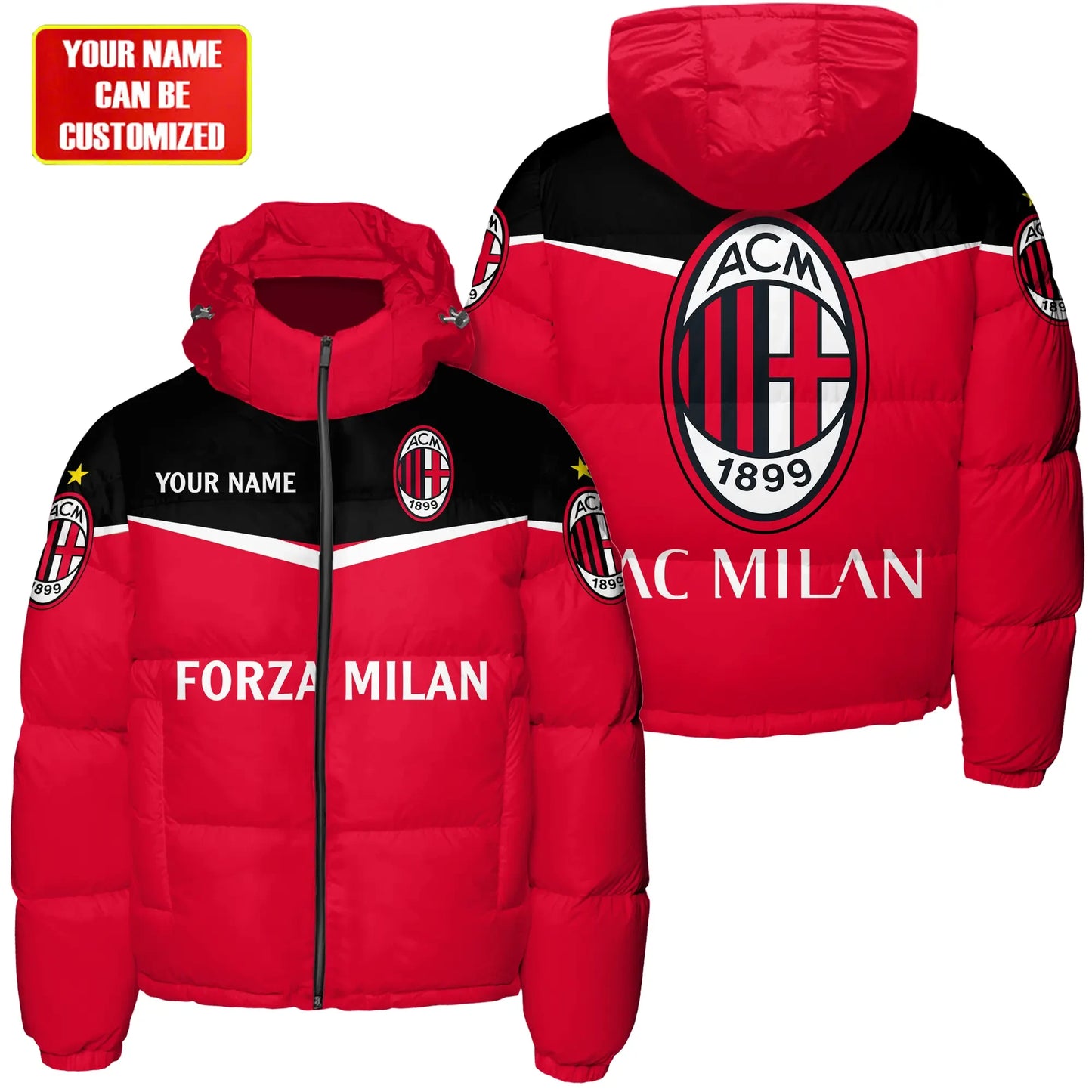 AC Milan Puffer Thermal Stand Collar Jacket S201103