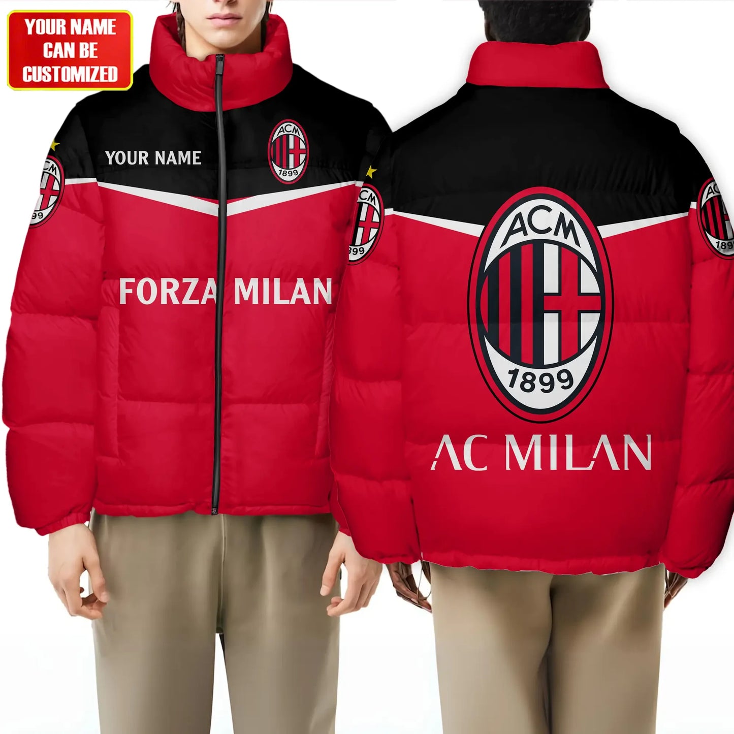 AC Milan Puffer Thermal Stand Collar Jacket S201103