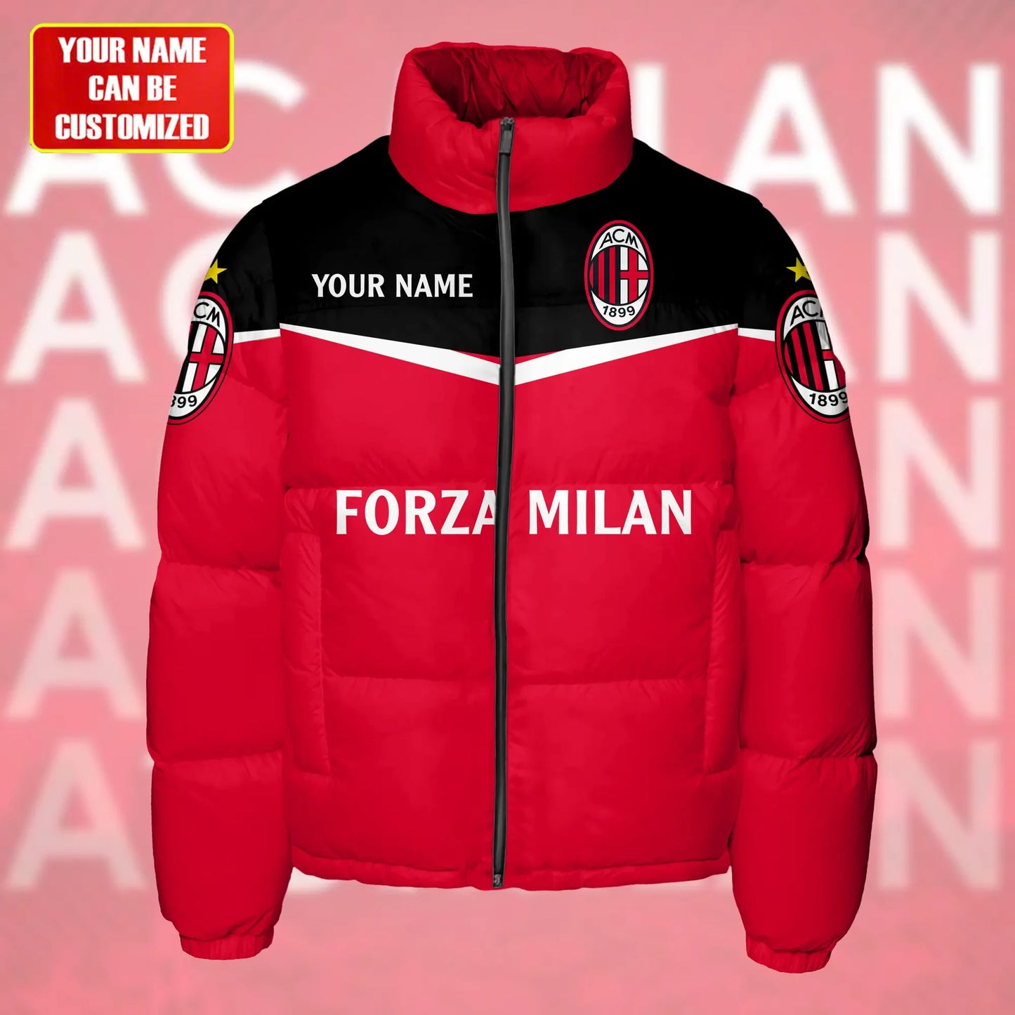 AC Milan Puffer Thermal Stand Collar Jacket S201103