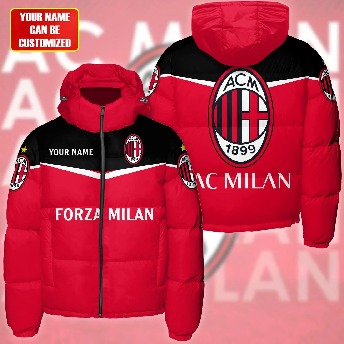 AC Milan Puffer Thermal Stand Collar Jacket S201103