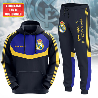 Personalized Real Madrid 3D All over Printed Hoodie and Sweatpants set S201101