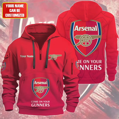 Personalized Arsenal 3D Zip-Hoodie Cotton Jacket Q211104