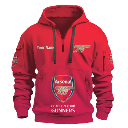 Personalized Arsenal 3D Zip-Hoodie Cotton Jacket Q211104