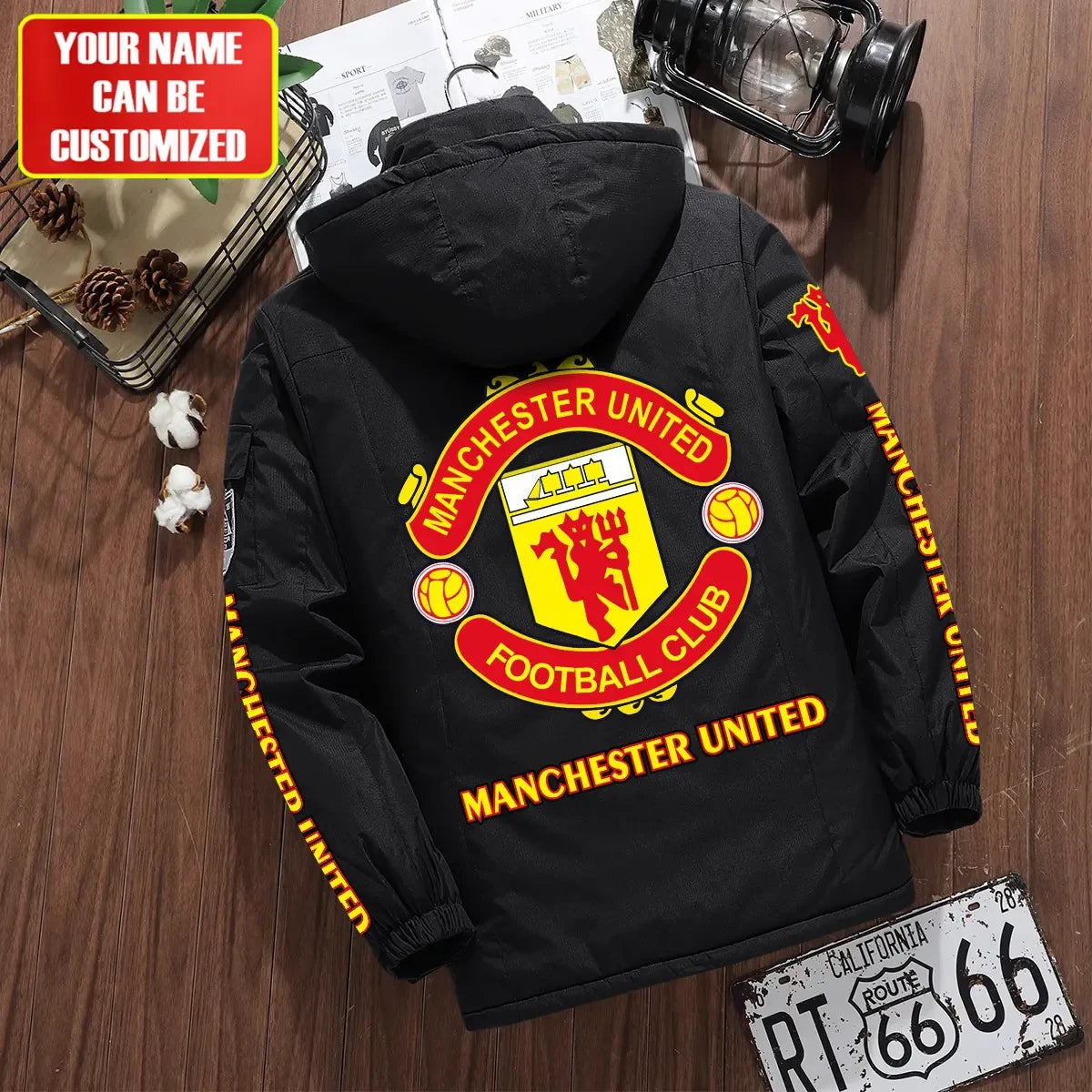 Personalized Manchester United Parka Winter Jacket V2