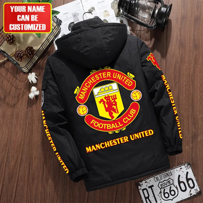 Personalized Manchester United Parka Winter Jacket V2