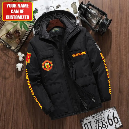 Personalized Manchester United Parka Winter Jacket V2