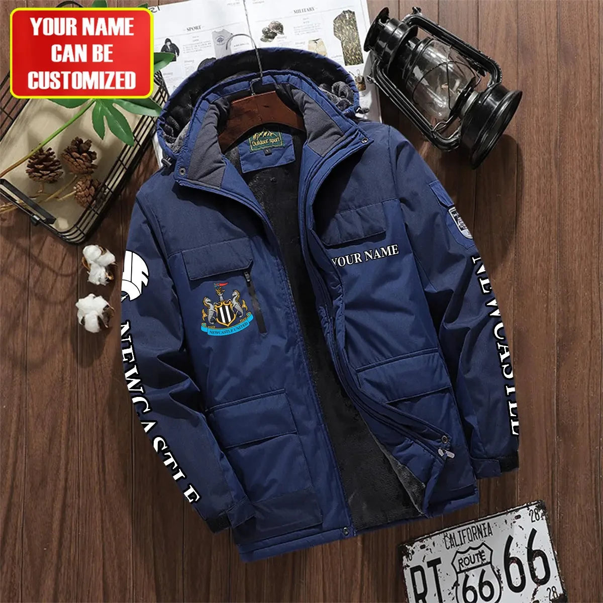 Personalized Newcastle United Parka Winter Jacket V2